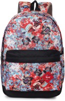 Trunkit Printed Soft Travel Bag, College Bag, Laptop Bag, School Backpack II Multipurpose bag-1500-3 Multipurpose Bag(Light Blue, Red, 10 L)