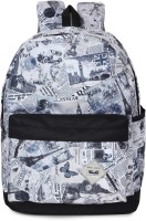 Trunkit Printed Soft Travel Bag, College Bag, Laptop Bag, School Backpack II Multipurpose bag-1500-6 Multipurpose Bag(Grey, 10 L)