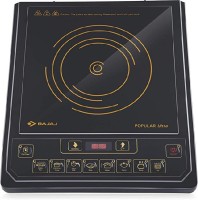 BAJAJ Popular Ultra 1400 W Induction Cooktop (Black) Induction Cooktop(Black, Push Button)
