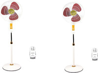 Orient Electric Stand 39 400 mm 3 Blade Pedestal Fan(White, Pack of 2)