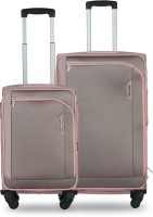 NASHER MILES Check-in Suitcase Combo(Pink)