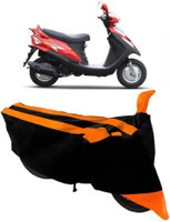 Elegance Two Wheeler Cover for Mahindra(Flyte, Orange)