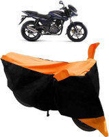 Yuneik Two Wheeler Cover for Bajaj(Pulsar 180 DTS-i, Orange)