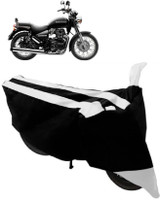 Elegance Two Wheeler Cover for Royal Enfield(Thunderbird 350, White)