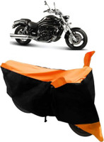 Yuneik Two Wheeler Cover for Hyosung(Aquila Pro 650, Orange)