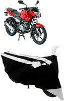 Elegance Two Wheeler Cover for Bajaj(Pulsar 150 DTS-i, White)
