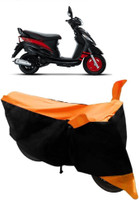 Yuneik Two Wheeler Cover for Mahindra(Kine, Orange)