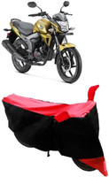 Yuneik Two Wheeler Cover for Honda(CB Trigger, Red)