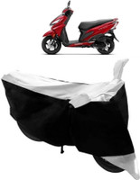 Yuneik Two Wheeler Cover for Honda(Grazia, White)