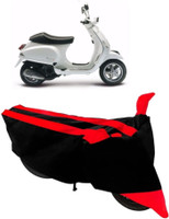 Elegance Two Wheeler Cover for Piaggio(Piaggio Vespa, Red)