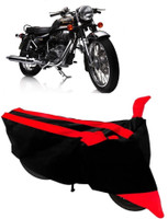 Elegance Two Wheeler Cover for Royal Enfield(Electra Delux, Red)
