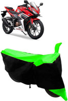 Yuneik Two Wheeler Cover for Honda(CBR 150R, Green)