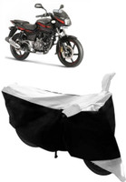 Yuneik Two Wheeler Cover for Bajaj(DTS-i, White)