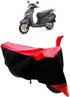 Yuneik Two Wheeler Cover for Honda(Activa 125, Red)
