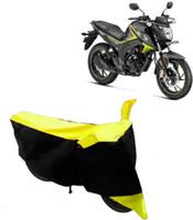 Yuneik Two Wheeler Cover for Honda(CB Hornet 160, Yellow)