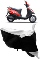 Yuneik Two Wheeler Cover for Mahindra(Flyte, White)