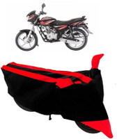 Elegance Two Wheeler Cover for Bajaj(Discover 125 DTS-i, Red)