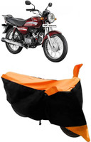 Yuneik Two Wheeler Cover for Hero(HF Dawn, Orange)