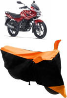 Yuneik Two Wheeler Cover for Bajaj(Discover 150 f, Orange)