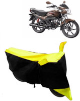 Yuneik Two Wheeler Cover for Hero(Passion, Yellow)