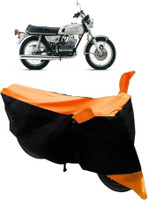 Yuneik Two Wheeler Cover for Yamaha(RD 350, Orange)