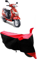 Yuneik Two Wheeler Cover for Mahindra(Duro, Red)