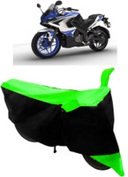 Everland Two Wheeler Cover for Bajaj(Pulsar RS 200, Green)