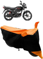 Yuneik Two Wheeler Cover for Hero(Passion Pro, Orange)