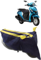 Elegance Two Wheeler Cover for Yamaha(Fascino, Yellow)