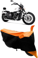 Yuneik Two Wheeler Cover for FAB Regal Raptor(Bobber 350, Orange)