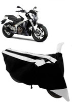 Elegance Two Wheeler Cover for Bajaj(Dominar, White)