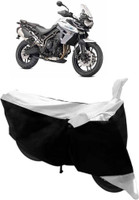 Yuneik Two Wheeler Cover for Triumph(Tiger 800 XR, White)