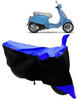 Yuneik Two Wheeler Cover for Piaggio(Vespa, Blue)