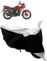 Yuneik Two Wheeler Cover for Suzuki(Sling Shot, White)