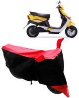 Yuneik Two Wheeler Cover for Electric Cruz(Yo Style, Red)