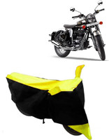 Yuneik Two Wheeler Cover for Royal Enfield(Classic Chrome, Yellow)