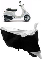 Yuneik Two Wheeler Cover for Piaggio(Piaggio Vespa, White)