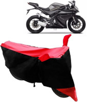 Yuneik Two Wheeler Cover for Yamaha(YZF, Red)