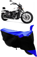 Yuneik Two Wheeler Cover for FAB Regal Raptor(Daytona 350, Blue)