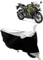 Yuneik Two Wheeler Cover for Honda(CBR 250R, White)