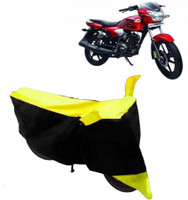 Yuneik Two Wheeler Cover for TVS(Phoenix 125, Yellow)