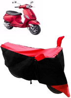 Yuneik Two Wheeler Cover for Piaggio(Vespa SXL, Red)