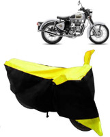 Yuneik Two Wheeler Cover for Royal Enfield(Classic 500, Yellow)