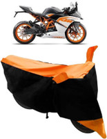 Yuneik Two Wheeler Cover for KTM(RC 200, Orange)