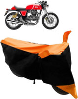 Yuneik Two Wheeler Cover for Royal Enfield(Continental GT, Orange)
