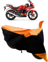 Yuneik Two Wheeler Cover for Hero(Karizma ZMR, Orange)