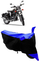 Yuneik Two Wheeler Cover for Royal Enfield(Classic Chrome, Blue)