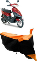 Yuneik Two Wheeler Cover for Avon(E Scoot, Orange)