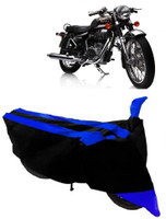 Elegance Two Wheeler Cover for Royal Enfield(Electra Delux, Blue)