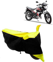Yuneik Two Wheeler Cover for Yamaha(SS, Yellow)